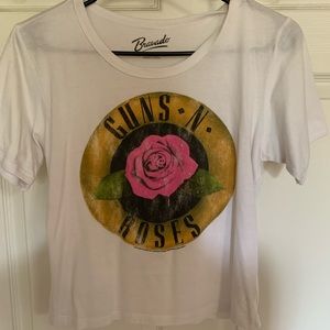 Guns n Roses Crop Top size Large